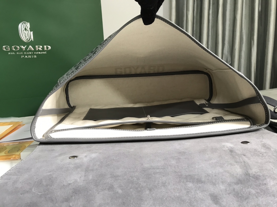 GOYARD Goyardine Citadin Messenger Grey 1220087