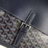 Goyard Citadin Messenger Briefcase Coated Canvas Blue
