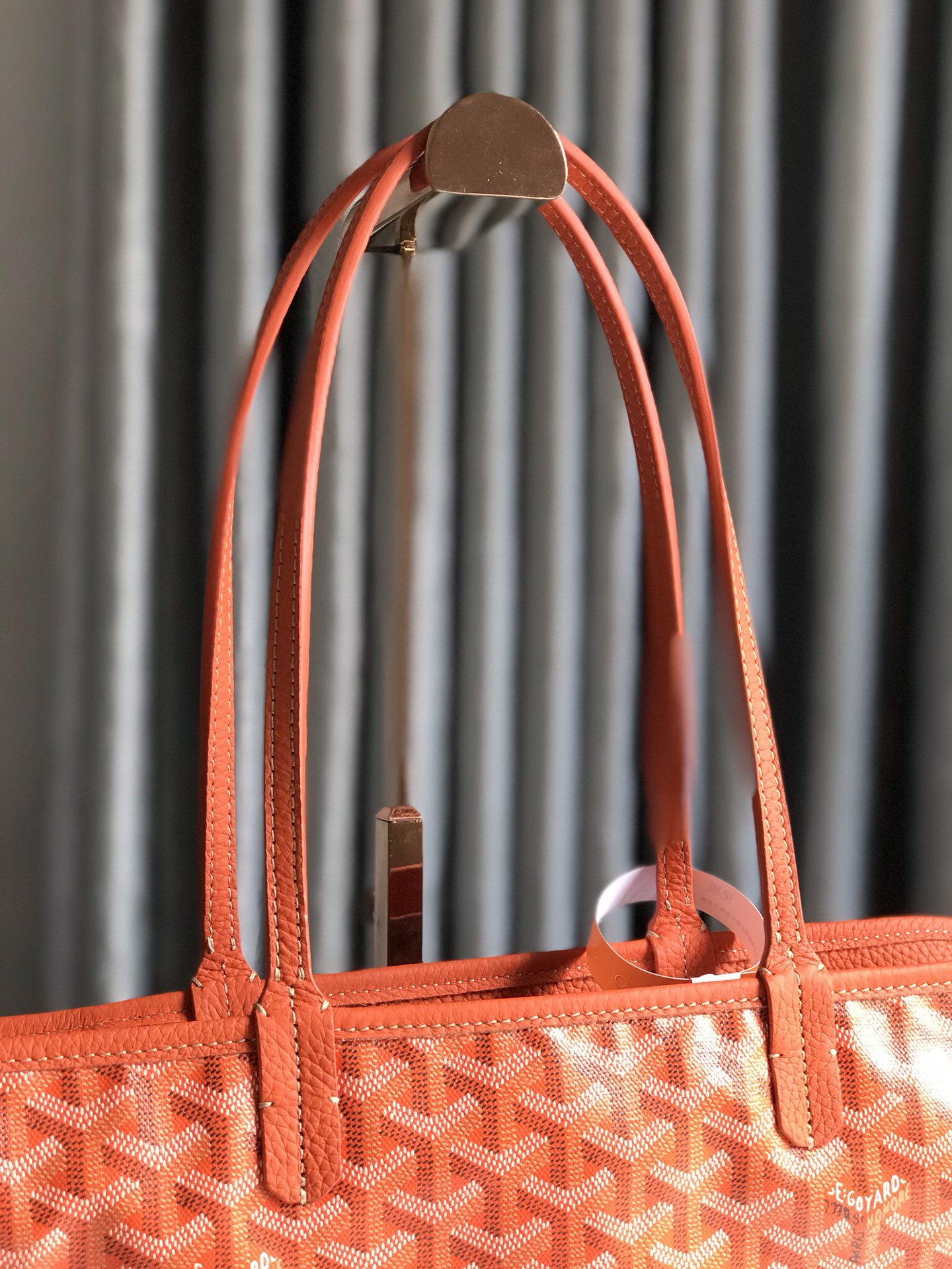 Goyard orange Goyardine Coated Canvas and Leather