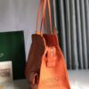 Goyard orange Goyardine Coated Canvas and Leather