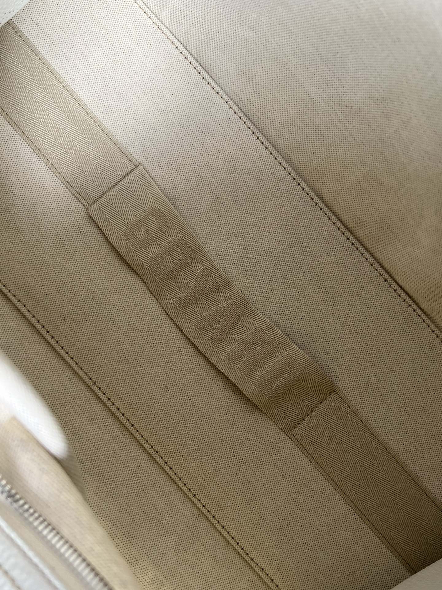 Goyard white Goyardine Coated Canvas and Leather