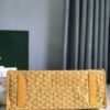 Goyard yellow Goyardine Coated Canvas and Leather
