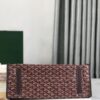 Goyard Goyardine Coated Canvas and Leather Burgundy in Leather