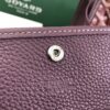 Goyard Goyardine Coated Canvas and Leather Burgundy in Leather