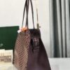 Goyard Goyardine Coated Canvas and Leather Burgundy in Leather