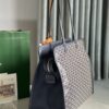 Goyard gray Goyardine Coated Canvas and Leather