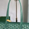Goyard green Goyardine Coated Canvas and Leather