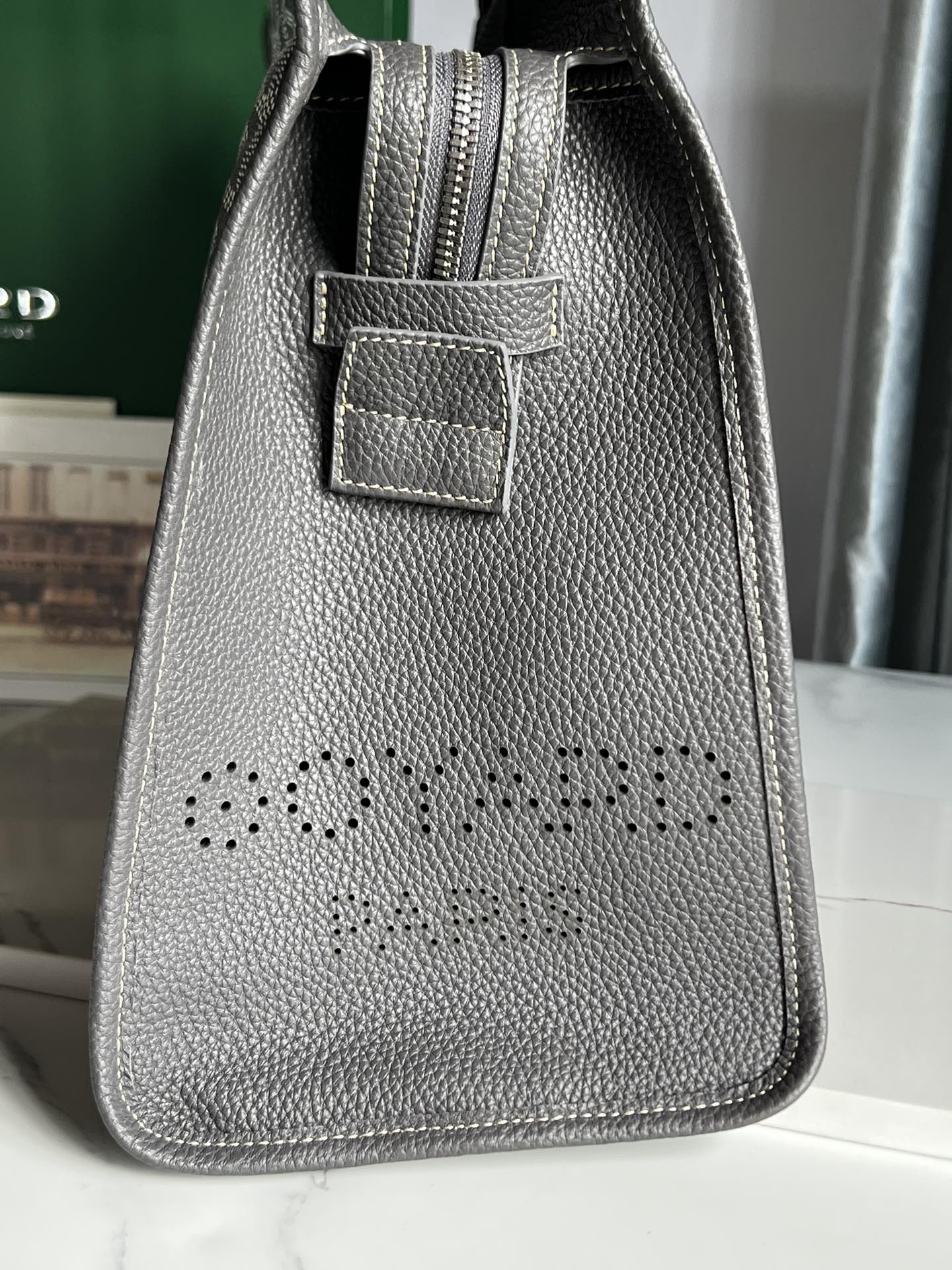 Goyard black  Goyardine Coated Canvas and Leather