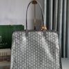 Goyard black  Goyardine Coated Canvas and Leather