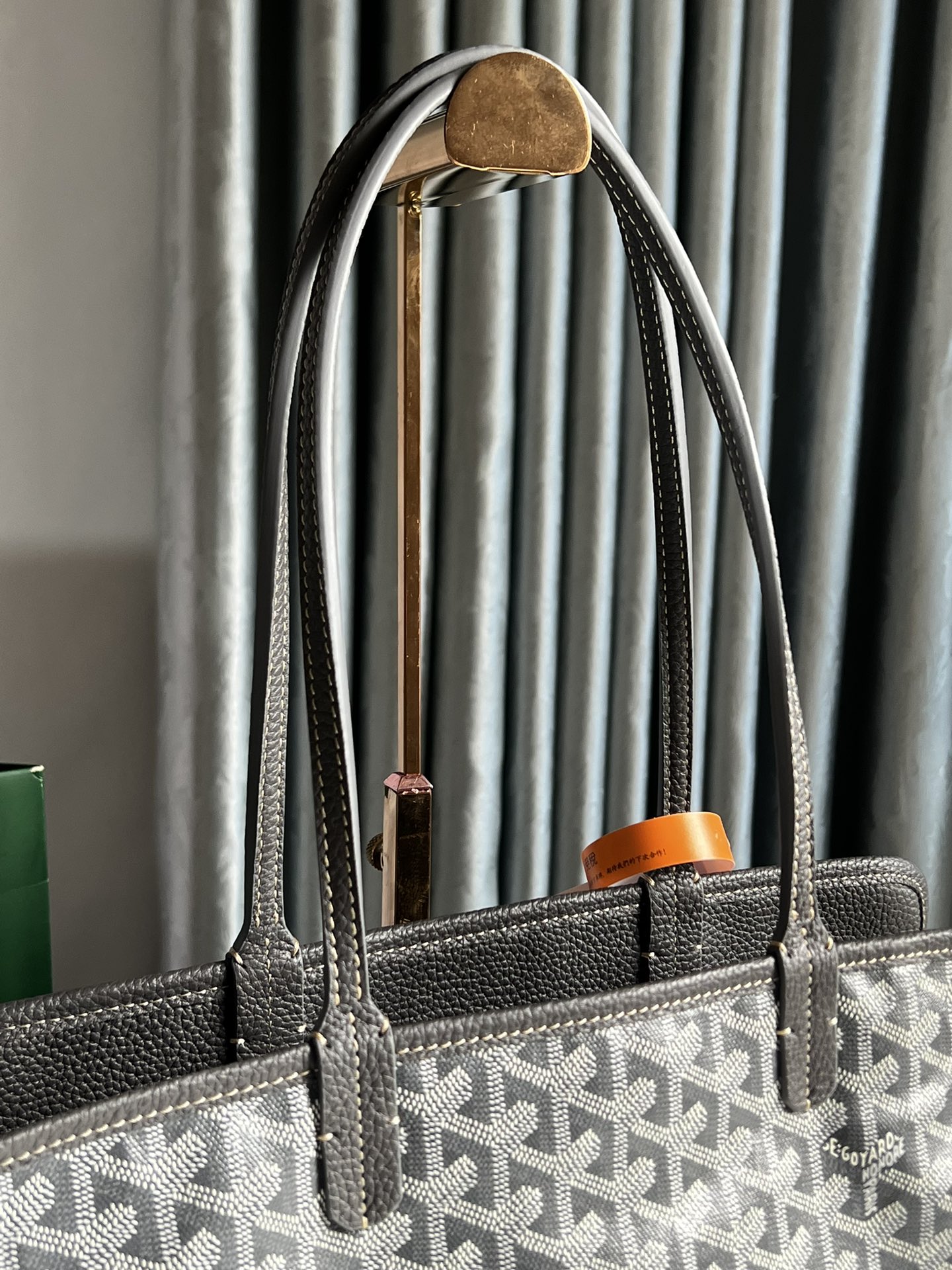 Goyard black  Goyardine Coated Canvas and Leather