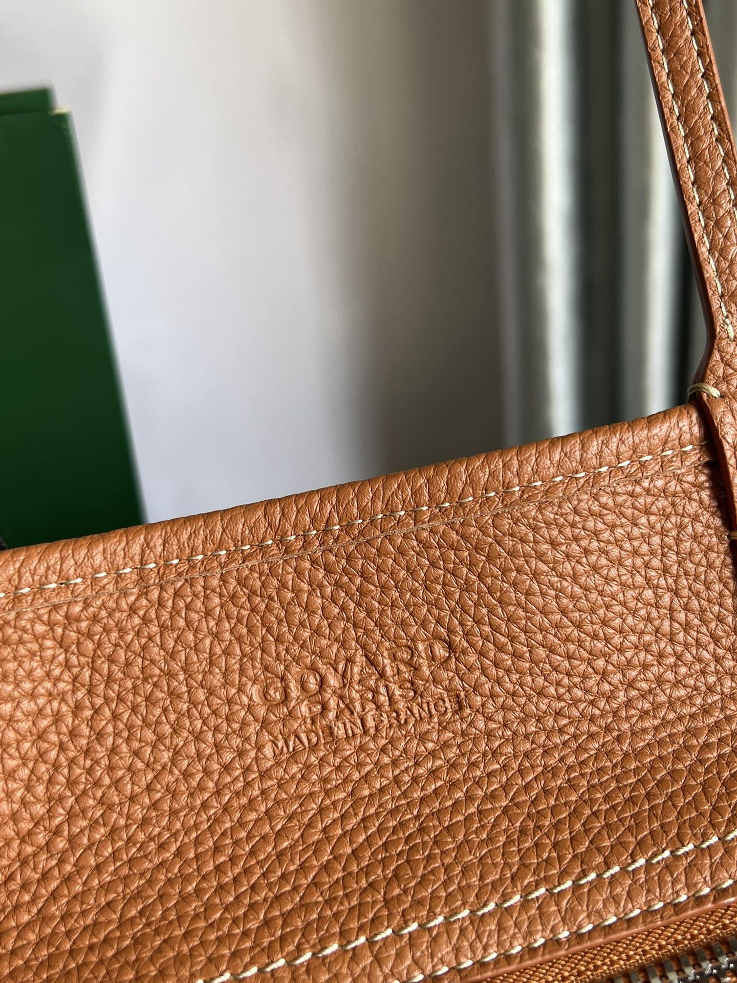 Goyard Brown Goyardine Coated Canvas and Leather