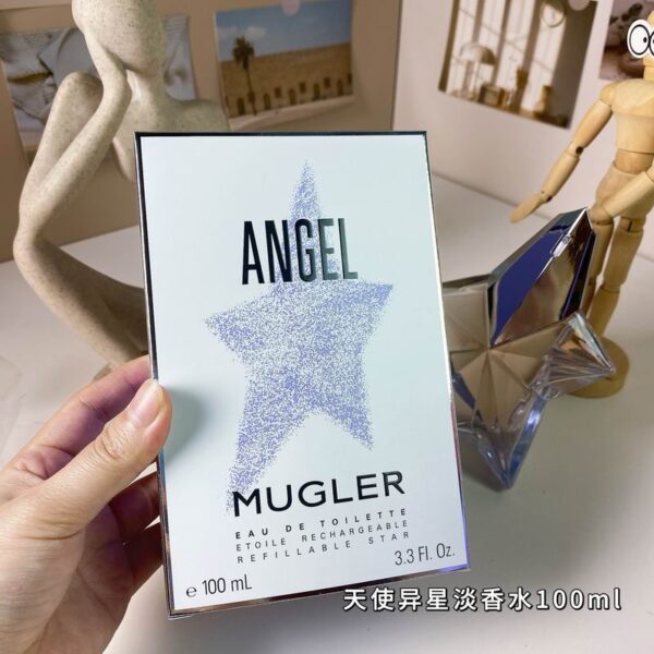 Angel by Thierry Mugler Standing Star Eau de Parfum Spray – Refillable Star Bottle (3.3 oz / 3.4 oz / 100 ml)