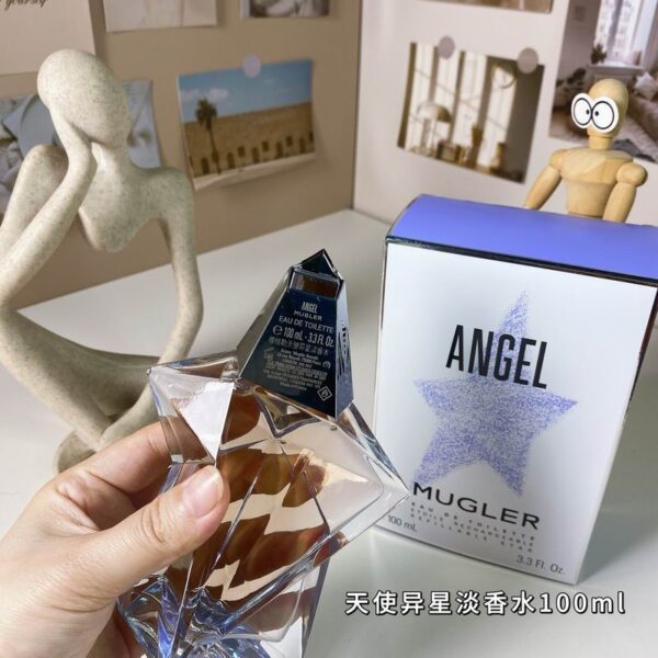 Angel by Thierry Mugler Standing Star Eau de Parfum Spray – Refillable Star Bottle (3.3 oz / 3.4 oz / 100 ml)