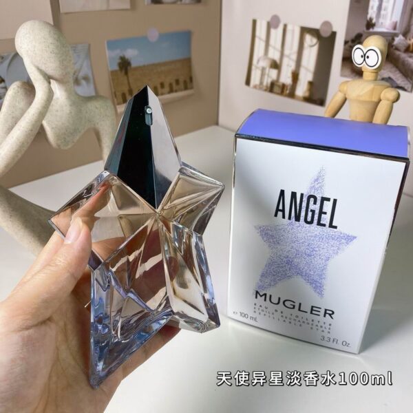 Angel by Thierry Mugler Standing Star Eau de Parfum Spray – Refillable Star Bottle (3.3 oz / 3.4 oz / 100 ml)