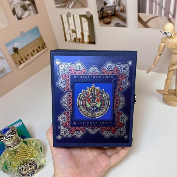 Opulent Shaik Sapphire No.77 Parfum for Men – Luxury Edition