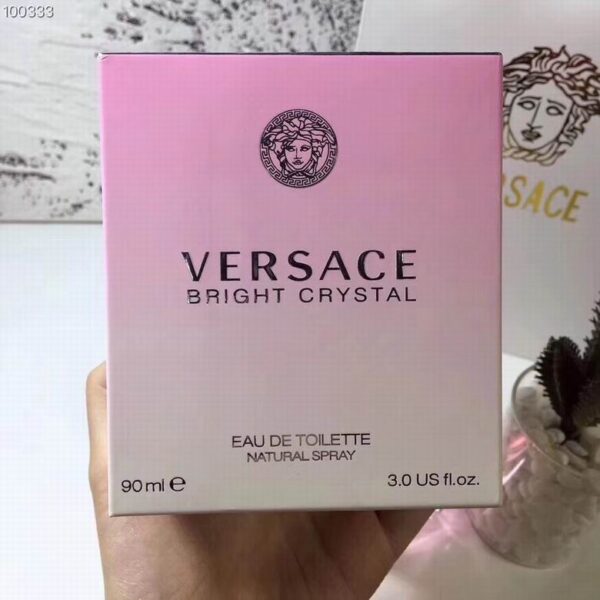Versace Bright Crystal Eau de Toilette Spray – 3.0 oz / 90ml (For Women)
