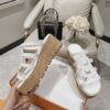 Hermes  Calfskin Cork Isabella 30 Sandals White Sold Out