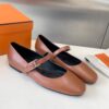 Hermès Hermes Jane Maron Alzan Api Ballet Shoes
