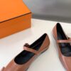 Hermès Hermes Jane Maron Alzan Api Ballet Shoes