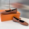 Hermès Hermes Jane Maron Alzan Api Ballet Shoes