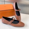 Hermès Hermes Jane Maron Alzan Api Ballet Shoes