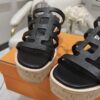 Hermes Women Isabella 30 Sandal in Calfskin-Black