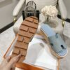 Hermès Eze 30 - Bleu - Chaussures Femme | Hermès