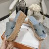 Hermès Eze 30 - Bleu - Chaussures Femme | Hermès