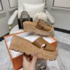 Hermès Eze 30 Women's Sandals Brown Size