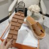 Hermès Eze 30 Women's Sandals Brown Size
