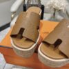 Hermès Eze 30 Women's Sandals Brown Size