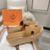 Hermès Eze 30 Leather Sandal Brown | Women’s