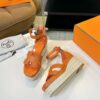 Hermès Hermès Elda Espadrille Women's Sandals Orange