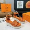 Hermès Hermès Elda Espadrille Women's Sandals Orange