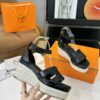 Hermès Hermès Elda Espadrille Women's Sandals black