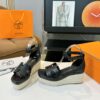 Hermès Hermès Elda Espadrille Women's Sandals black