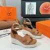 Hermès Hermès Elda Espadrille Women's Sandals  brown