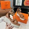 Hermès Hermès Elda Espadrille Women's Sandals  brown