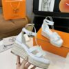 Hermès Hermès Elda Espadrille Women's Sandals White