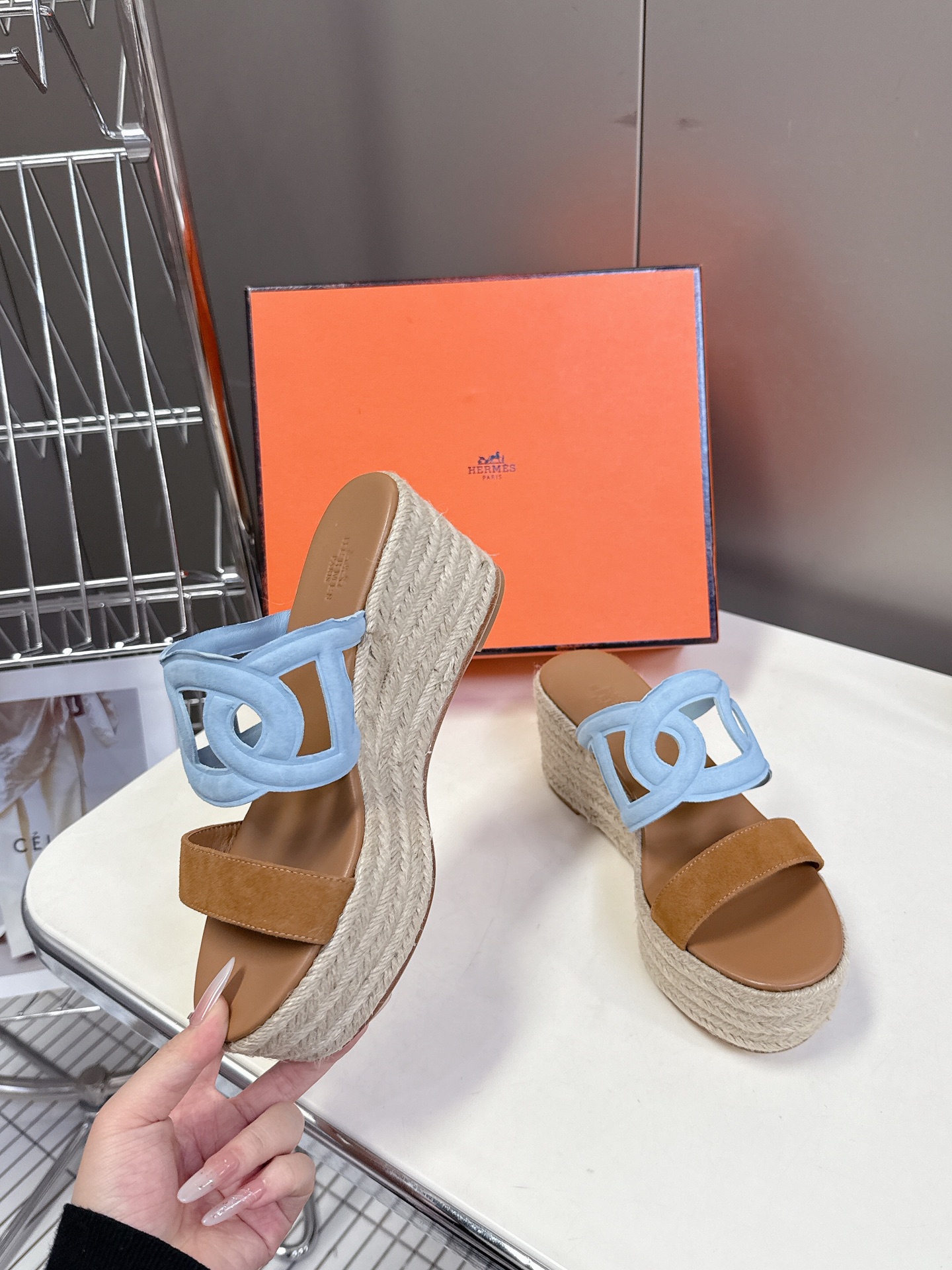 Hermès Ithea 30 Espadrille – Brown | Hermès