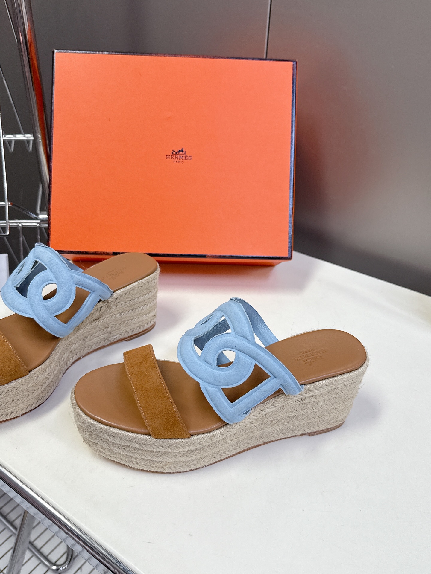 Hermès Ithea 30 Espadrille – Brown | Hermès