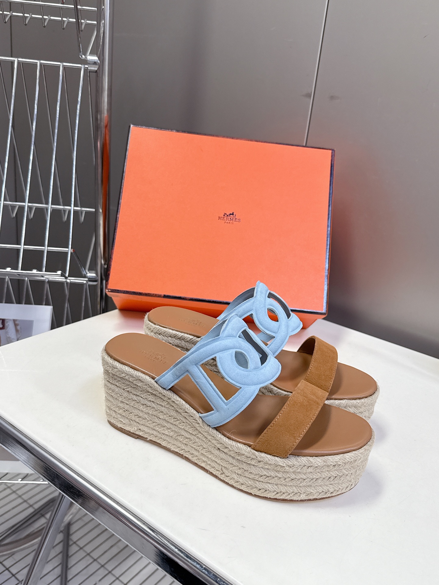 Hermès Ithea 30 Espadrille – Brown | Hermès
