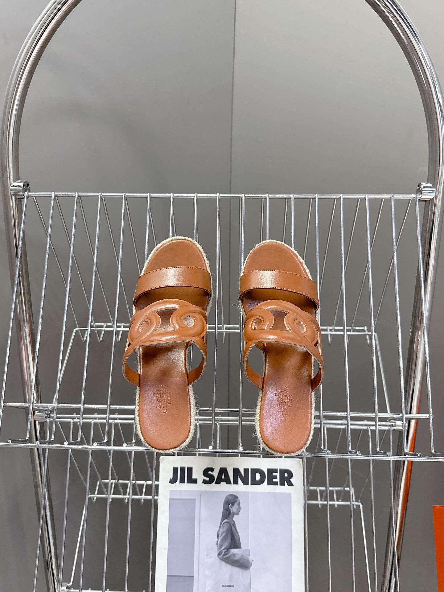 HERMÈS Nappa Bikini Sandals – Gold