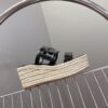 Hermes  Nappa Ithea Espadrille Wedge Sandals Black