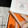 Hermès Oran Sandal – Nude Light Beige Calfskin,
