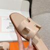 Hermès Oran Sandal – Nude Light Beige Calfskin,