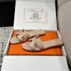 Hermès Oran Sandal – Nude Light Beige Calfskin,