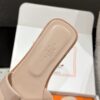Hermès Oran Sandal – Nude Light Beige Calfskin,