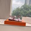 Hermes Calfskin Cristal Sandals Purple Sold Out Okify Hermes Sandals Purple