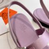 Hermes Calfskin Cristal Sandals Purple Sold Out Okify Hermes Sandals Purple